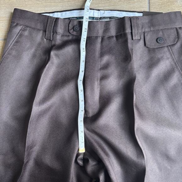 NWT Steve Harvey Celebrity Edition Men's 34x34 Dress Pants Toffee Brown Office - Picture 8 of 14